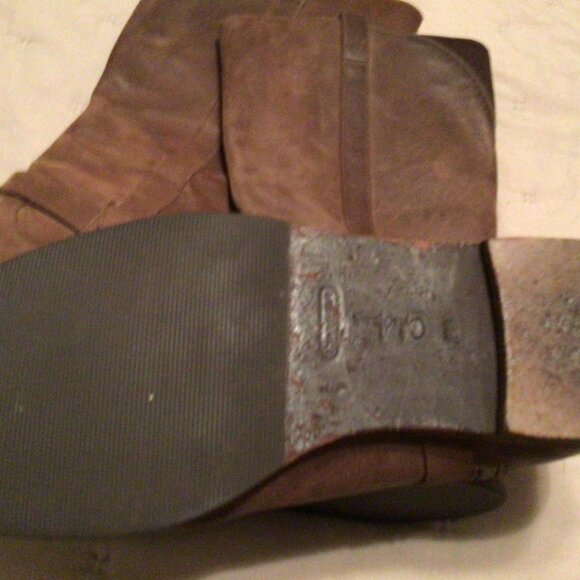 Cole Haan Brown Classic Riding Boots Size 10 B Equestrian Distressed Classic - Picture 4 of 7